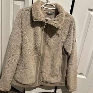 Beige north face fleece